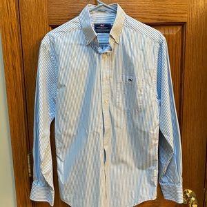 Men’s Vineyard Vines Seersucker Pinstriped Shirt